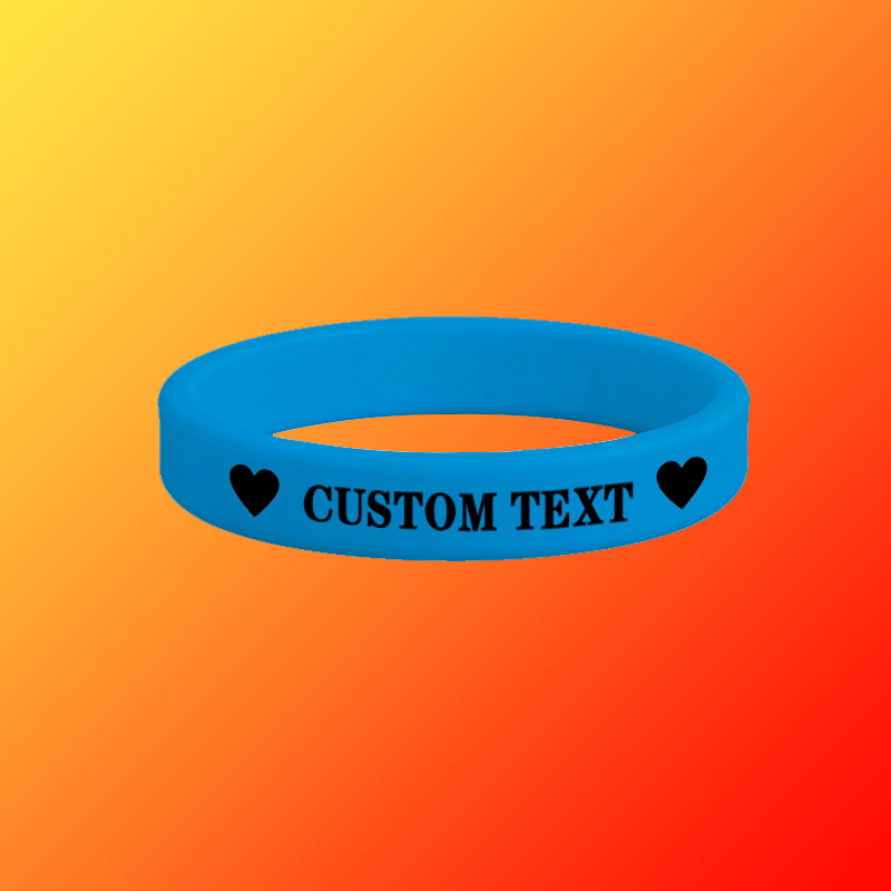 100pcs Custom Silicone Wristbands, Gift for Her